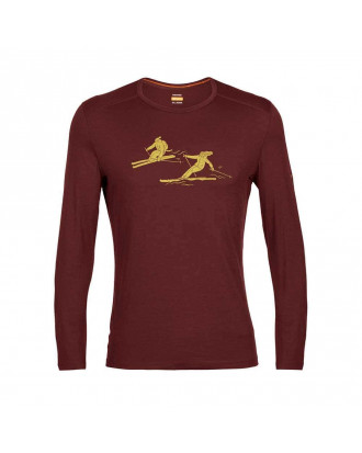 Tricou barbati din lana merinos Icebreaker Oasis Last Run