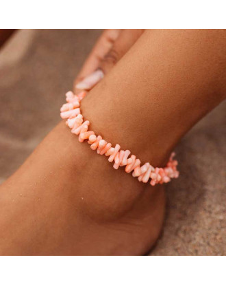Glezna Pink Coral Chain Pura Vida