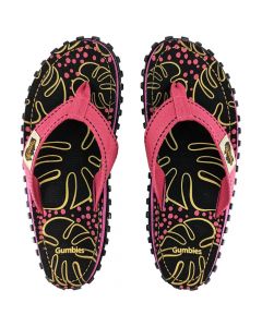 Slabi Flip-flops Gumbies Tropical Black