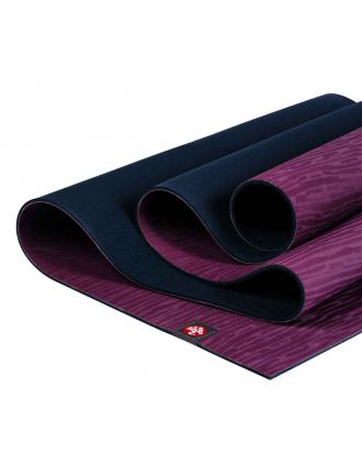 eKO Lite Yoga Mat 4mm (180 cm) iz kavčuka - temno vijolična