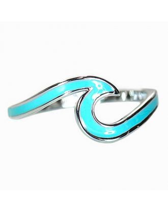 Pura Vida prstan Wave Ring Silver-420